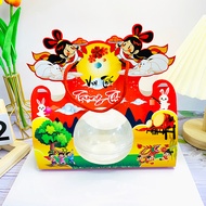 Birthday Cake Decoration Accessories Moon Cake Paper Box With Unique Handbag