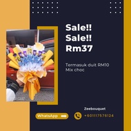 bouquet duit rm10 chocolate