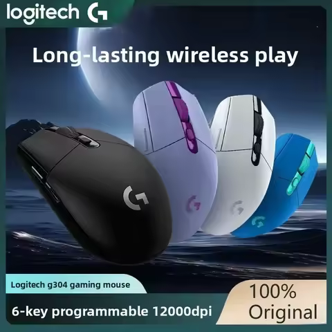 Original Logitech G304/G305 - LIGHTSPEED Tech, 6 Programmable Buttons, Wireless for Gaming & Office