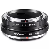 K&amp;f Concept Lens Adapter Canon FD to Nikon Z Camera FD Lens - NikonZ