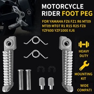 New Motorcycle Footrest Foot Step Pegs Rider Foot Rest For Yamaha FZ6 FZ1 R6 R3 For MT09 MT07 R1 R15