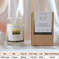Nến thơm AGAYA Candle Cup hương gỗ thôngbách tùngrêu và hoàn đàn - Mùi ĐÀ LẠT