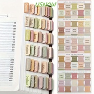 USNOW 5 sheet/set Bible Index Tabs, Sticky Notes Studying Bible Laminated Bible Tabs, Educational Morandi Boho Theme Index Tabs Stickers Bible Labels Tabs Women And Men