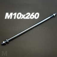 M10x260 🔥 SWING ARM SHAFT EX5 CLASS / RC80 M10 X 260 10X260 10 X 260