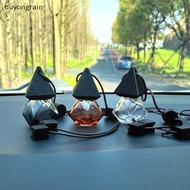 (duyongrain) 1Pc ck Three Piece Set Beads Car Mounted Perfume Empty Bottle Pendant Diffuser Rearview