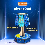 STEAM toys - 6-color WOODEN NIGHT LIGHT - STEM intellectual science toys, creative toys