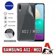 Garskin SAMSUNG A02 / M02 Back Screen Protector Skin Carbon SAMSUNG A02