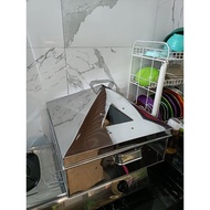 STEAM, SQUARE, UK, 35X35, SINGLE, STAINLESS STEEL MATERIAL