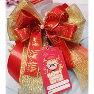 Chinese New Year Ribbon, Gift Ribbon, Hampers Ribbon, Souvenir Ribbon, Parcel Ribbon, Ready-Made Rib