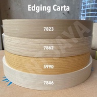 "Qriss" Carta Edging Hpl Lebar 22Mm-2C, 42Mm-4Cm Tebal 1Mm 7846 5990 7862 7839 7844 Motif Urat Serat