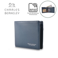 Charles Berkeley ETHAN Calf Leather Short Wallet with RFID Anti-Theft Protection (XY-1955)