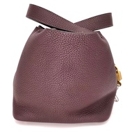 ［2546］Hermès 愛馬仕 PICOTIN 18 馬鞍紅 手提包 金扣