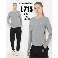 TNF Long sleeve t-shirt top sportsWanita premium sporttnf