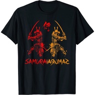 Anime Japanese Samurai Warrior Retro Color Gift T-Shirt