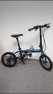 Mint T9 folding bike 摺合單車 幻彩藍色