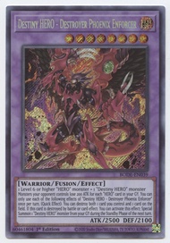 Destiny Hero - Destroyer Phoenix Enforcer - BODE-EN039 - Secret Rare - 1st Edition Destiny Hero - De