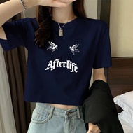 Fashionable casual women's top Oversize Tshirt for Women Pattern print design round neck L-XL-2XL