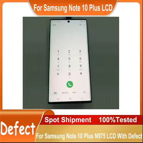 Defect LCD For Samsung Note10+ LCD N975F note 10 plus LCD Display Touch Screen Digitizer For Samsung
