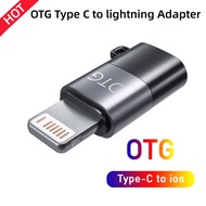 OTG Type C to lightning Adapter Fast Charging For iPhone 14 Pro Max 13 12 11 Pro iPad USB C Female to lightning Male Converter