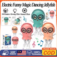 Magic Dancing Jellyfish Toy Mainan Sotong Menari LED Light Music Octopus Children Toys Kak Naga Funn