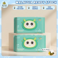 Green Reindeer [80pcs] Baby Non-Alcohol Toilet Wipes Wet Tissue Antibacterial Wet Tissue Kids Toilet