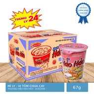 Thùng 24 Ly Mì Hảo Hảo Tôm Chua Cay 67g