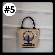 [Mini] Tas Souvenir Tote Bag Wanita Singapore