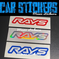 RAYS D1 / CAR STICKER RAYS