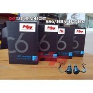 C6F H3/H7/HB3/880 6000K LED Headlight (2pc)