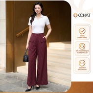 Wander Plus Wide Leg Pants CCHAT Faux Skirt Straight Pants Made of High Quality Tutsi 16QDS2001XT