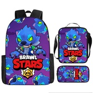 Wild Smash Bros. Game Primary School Students Schoolbag 57cm Brawl Stars Cartoon Backpack Large Capa