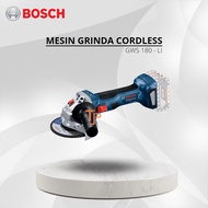 BOSCH MESIN GERINDA BATERAI CORDLESS GRINDER GWS 180-LI (Unit Only)