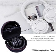 LTGEM Hard Carrying Case For Audio Technica ATH M50x/M50/M70x/M40x/M30x/M50xmg Professional Studio