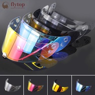 FLYTOP Motorcycle Helmets Visor Helmet Lens Visor Plating Uv Protection Lens Faceshield for HJC HJ-2