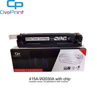 Civoprint New Developed Compatible Color Cartridge W2030A 415A White Toner Laser Printer M454dn M454
