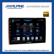 ALPINE Car Audio INE-AX809 9/10 Inch Hi-Res 8 RAM+256 GB Digital Multimedia Receiver With ALPINE OS