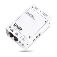 GAZ-J22 Audio DI Box Professional Dual Channel Stereo 48V Power Supply Active Direct Junction