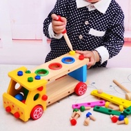 youn Kids  Toolbox Hand-eye Coordination Toy Carpenter Toy Screw Assembly Toy