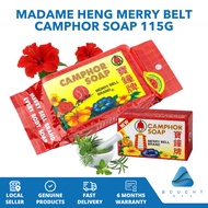 Madame Heng Merry Belt Camphor Soap 115g Refreshing Soothing Cleansing Herbal Soap Bar for Healthy S