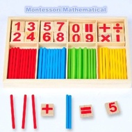 Wooden Math Stick Set - Math Stick Worksheet - Helps Children Learn Math Well