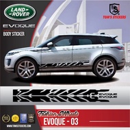 👍👍 LAND ROVER EVOQUE CAR BODY STICKER SET EVOQUE - 03