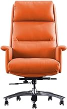 Multifunctional Boss Chair Swivel Chair High Grade Business Chair Home Office Office Chair Ergonomic Design Lift Chair(Size : 73x74x117cm) (Color : Gray) (Orange) (Orange) interesting