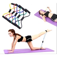 Yoga Stretching RopeTALI Elastic Rubber Stretch Rope Fitness Gym Resistance Band Arms Yoga Rubber Pi