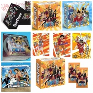 [READY STOCK] One Piece Collection Cards, Anime One Piece Trading Game TCG Booster Box Game Cards, Rare Luffy Sanji Nami TCG One Piece Booster Pack Child Toy