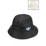 in stock Adidas Originals Adicolor 70s Bucket Hat Reversible Black Cream White IL9606 Topi Original 