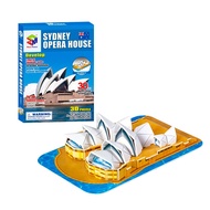 Magic Puzzle 3D Paper Model: Sydney Opera House B668-8 [30 Details]