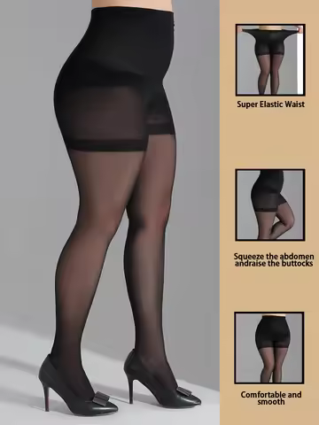 A PAIR women Plus Size Pantyhose Ultra-thin Nylon stocking Party clothing Accessories Elastic Tights