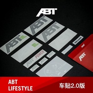 R READY STOCK ABT Car Merchandise Body Sticker Version 2.0 Rearview Mirror/Fuel Tank Cap/Glass/Fende