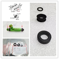 6PCS Fuel Injector Repair Kit O-Ring Oil Seal Insulator For Pajero Montero V33W V43W V63W V68W V73W 