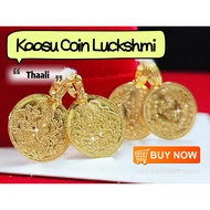 Wing Sing 916 Gold Kaasu Coin GoldJaya Luckshmi Thaali / Kaasu Lakshmi Thali Emas 916